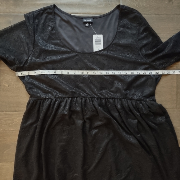 Torrid Super Soft Lace Babydoll Tunic Top NWT - Picture 11 of 13